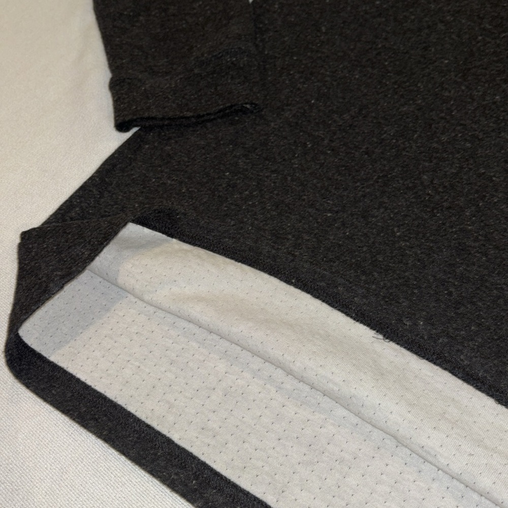 RVCA men’s grey pullover hooded shirt size large - Picture 6 of 8